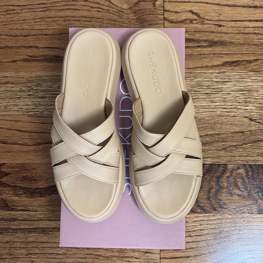 Shekudo Platform Sandals.
